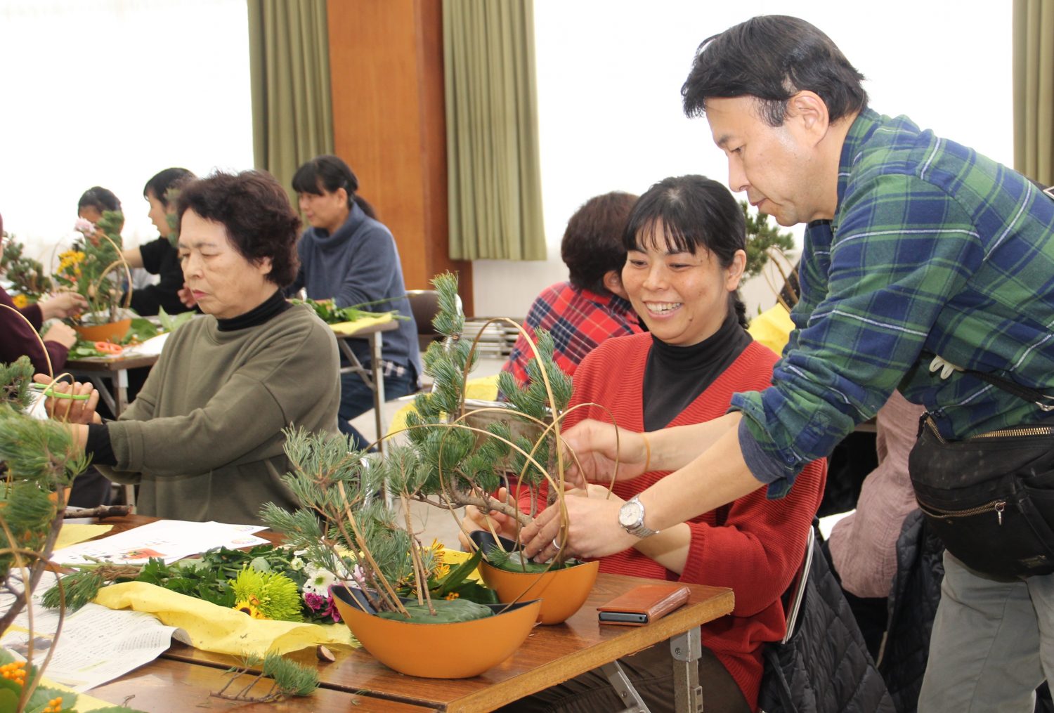 お正月飾りのフワラーアレンジメントに挑戦 公式 Ja高知県