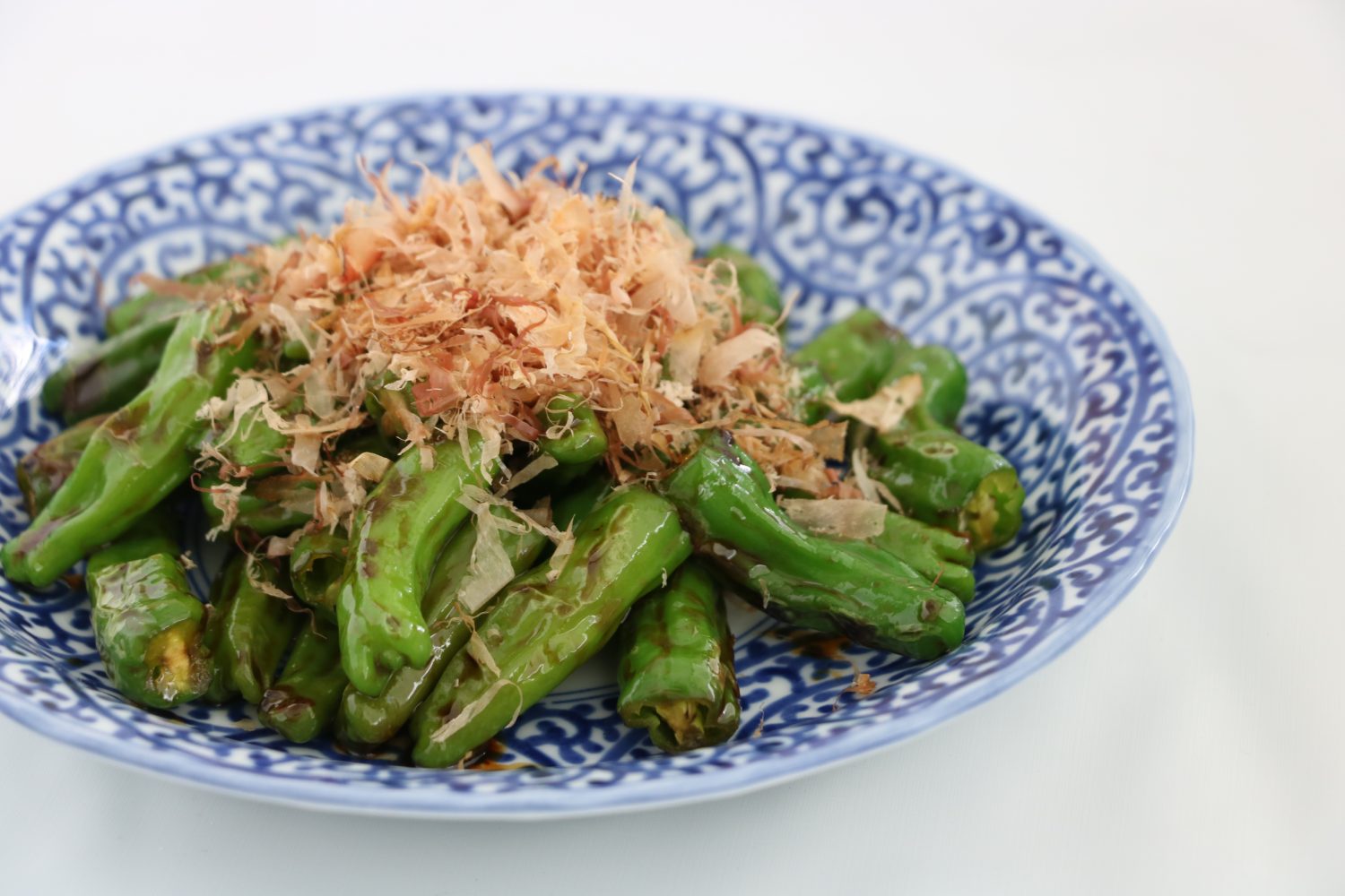 シシトウのしょうゆ炒めの写真(高知県高知市)