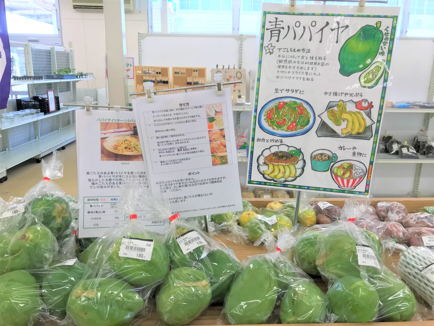 栄養満点 春の里でグリーンパパイア販売中 公式 Ja高知県