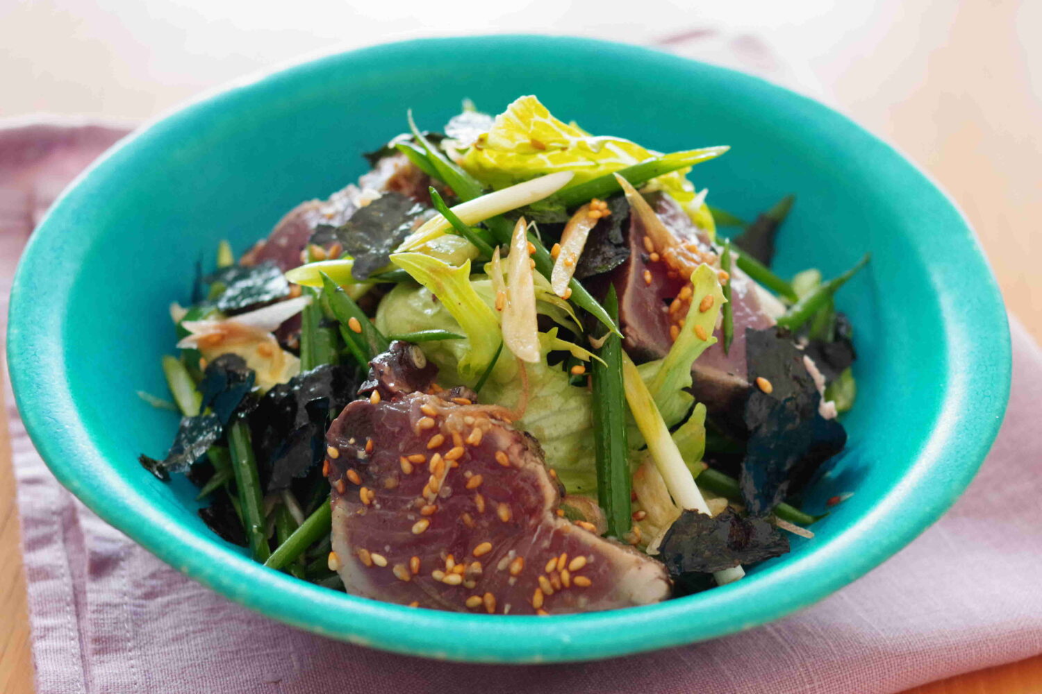 鰹とやっこねぎのチョレギサラダ - 【公式】JA高知県 ｜県産品の通販も